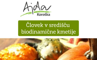 Človek v središču biodinamične kmetije
